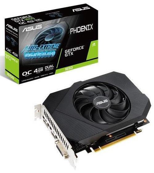 کارت گرافیک ASUS PHOENIX GTX 1650 OC 4GB GDDR6 (استوک)